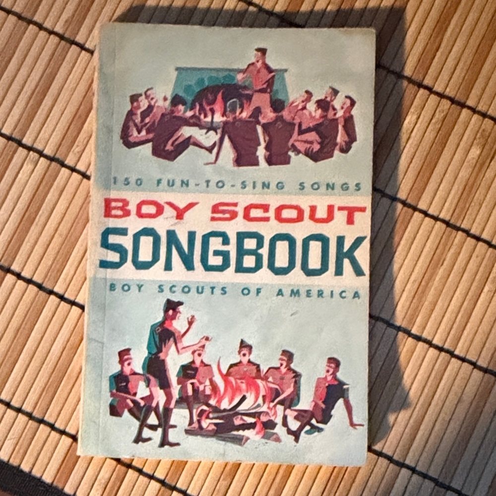 Boy Scout Songbook with Vintage Cover